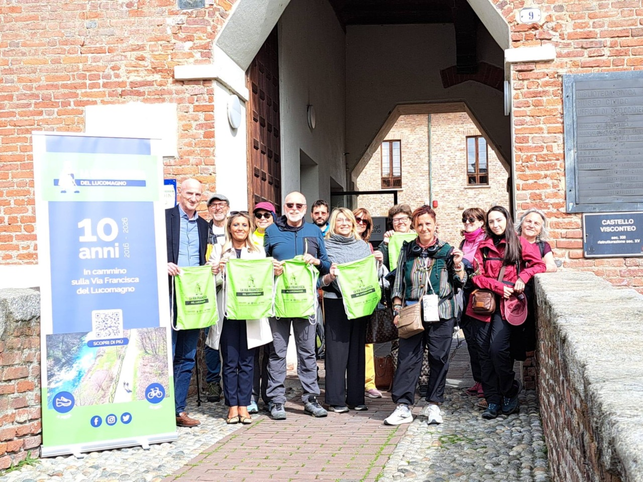 I pellegrini della Via Francisca del Lucomagno  ad Abbiategrasso