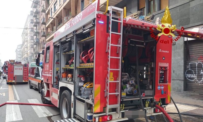 Incendio nel dormitorio del Conservatorio: evacuate 30 persone