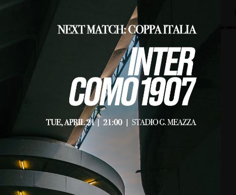 Inter-Como, in palio la finale di Coppa Italia