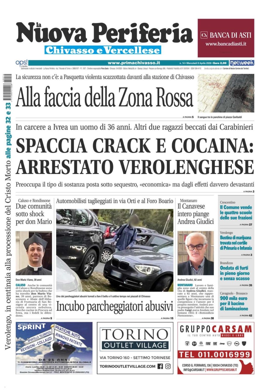 La Nuova Periferia è in edicola oggi, mercoledì 8 aprile