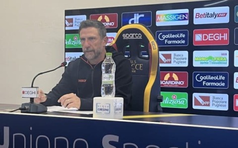 Lecce, Di Francesco: “Servono equilibrio e compattezza”