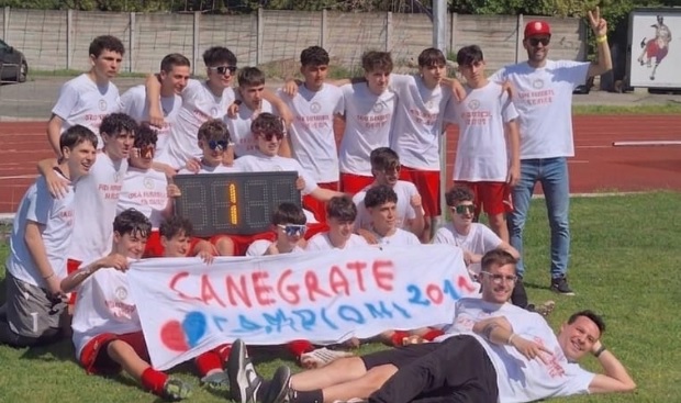 L’Under 15 del Calcio Canegrate ha vinto il campionato