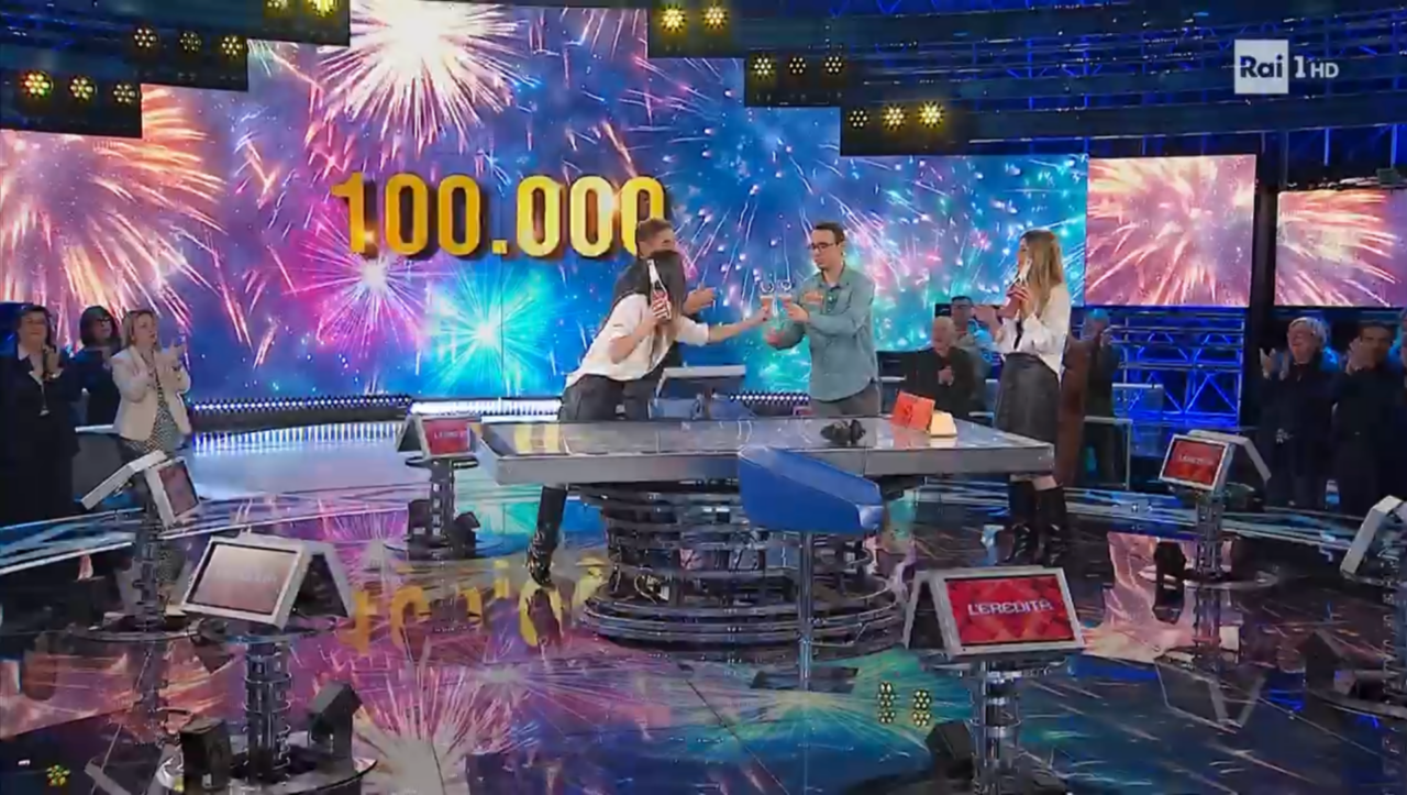 Michele Franchi vince 100mila euro all’Eredità