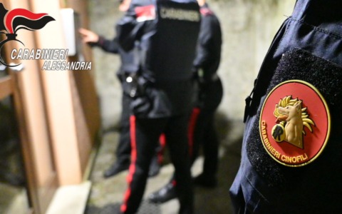 Operazione antidroga dei Carabinieri nell’Alessandrino: smantellata rete di spaccio