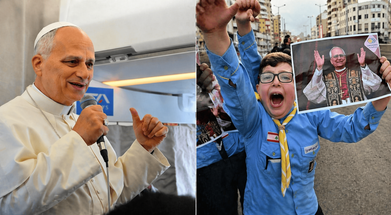 Papa Leone di ritorno dall’Africa: “Porto con me la foto di un bambino ucciso in Libano”