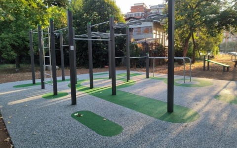 Parco della Resistenza, nuova area fitness