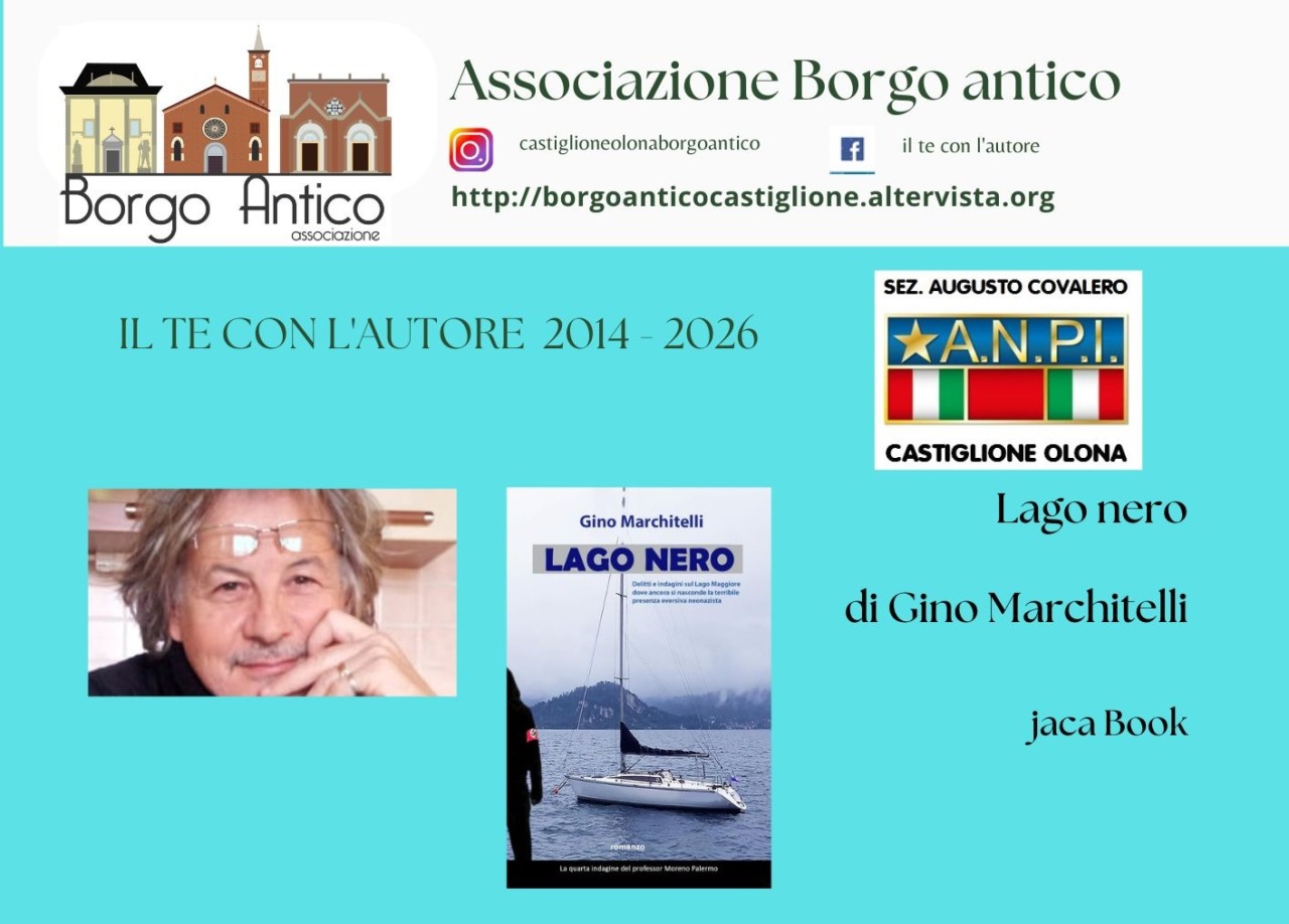 Per “Il tè con l’autore” arriva Gino Marchitelli
