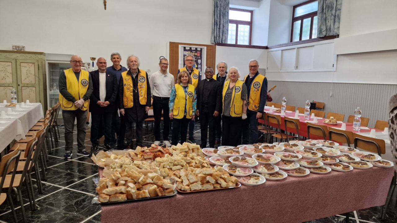Pranzo solidale dei Lions Club Sanremo Host per la Parrocchia del Borgo