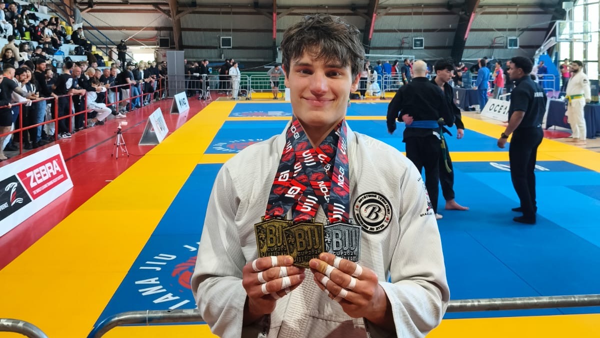 Pro Vercelli BJJ, Ferrero straripante alla Mediterraneo Cup: due ori e un argento a Potenza