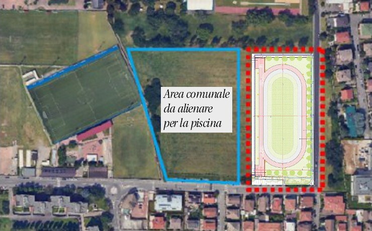 Pronto per la vendita il terreno sul quale sorgerà l’attesa piscina