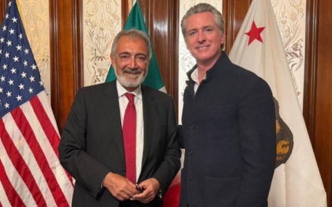 Regione, incontro con il governatore della California