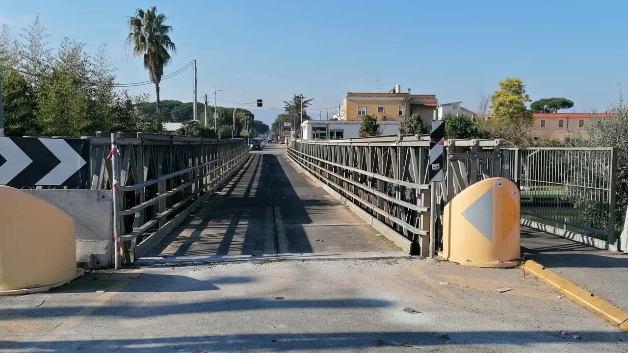 Scatta la chiusura del ponte sul Sisto: al via le verifiche statiche