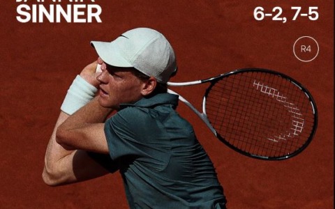 Sinner continua a dominare: ottavi senza storia contro Norrie