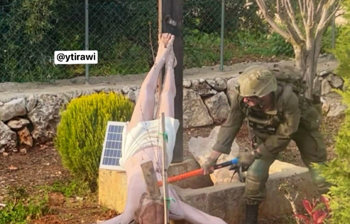 Soldato israeliano danneggia crocifisso in Libano. Netanyahu condanna: “Sono scioccato”