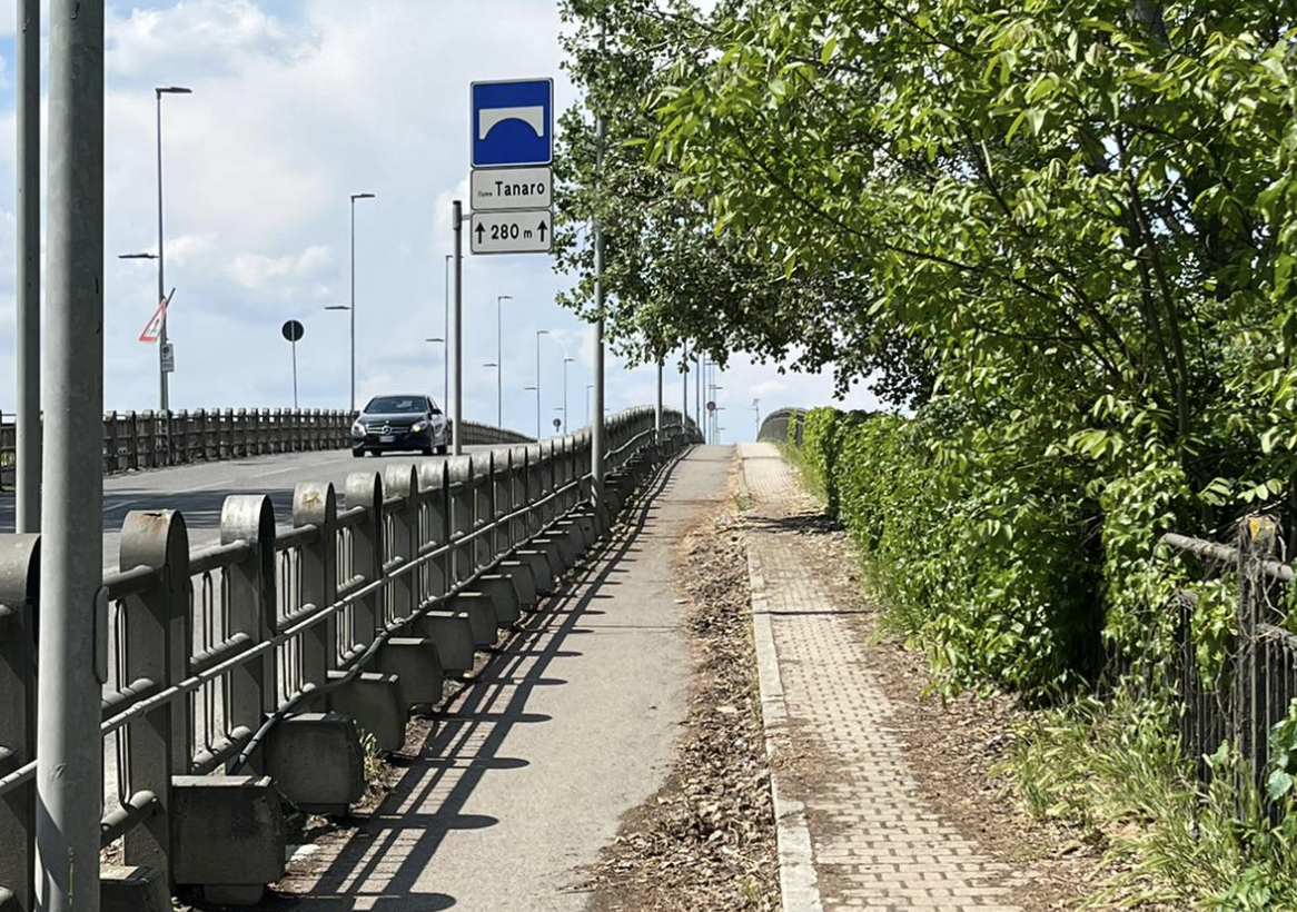 Uomo cade nel fiume dal ponte Tiziano ad Alessandria