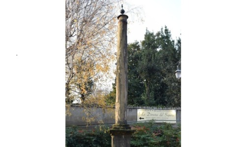 Al via il restauro della colonna di San Carlo Borromeo in piazza del Santuario