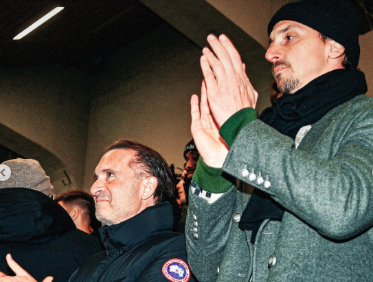 Milan: pranzo tra Cardinale, Calvelli e Ibrahimovic