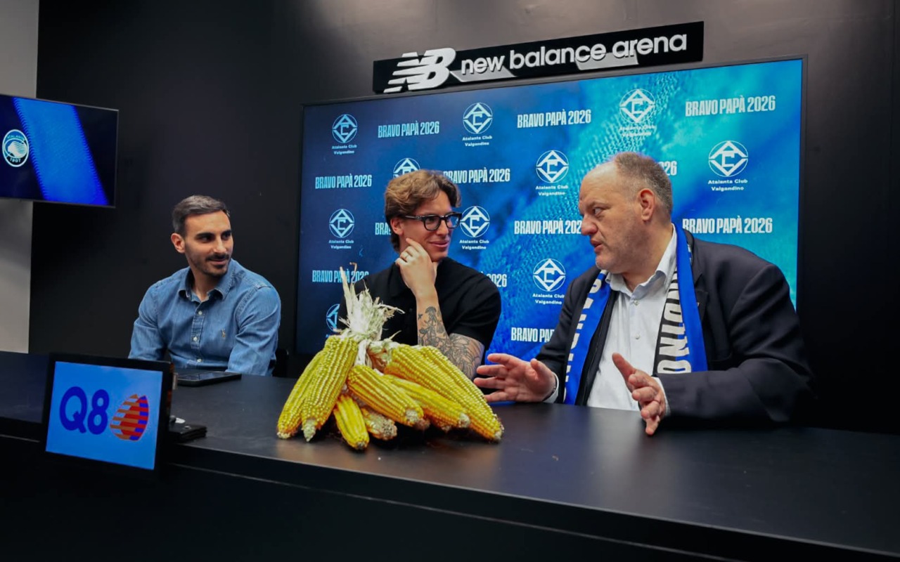 Consegnato a Carnesecchi e Zappacosta il premio “Bravo Papà 2026”: festa Val Gandino alla New Balance Arena