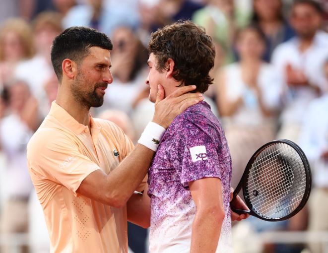 Djokovic shock, Fonseca firma l’impresa in rimonta