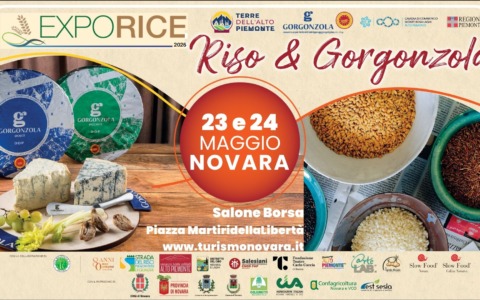 ExpoRice “Riso&Gorgonzola”: il 23 e il 24 maggio Novara celebra le eccellenze del territorio