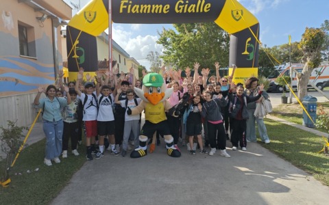 Fiamme Gialle in festa con le scuola. Successo dei due progetti