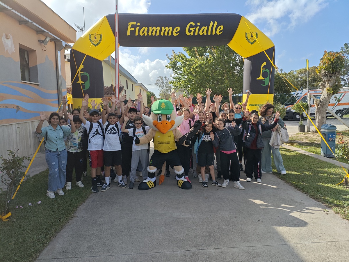 Fiamme Gialle in festa con le scuola. Successo dei due progetti