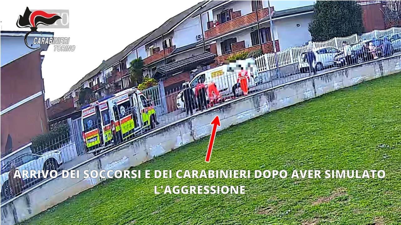 Finge un accoltellamento per impossessarsi dell’incasso: denunciato corriere di 52 anni