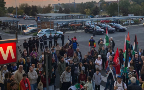 Flash Mob: la Martesana si mobilita contro il blocco della Sumud Flotilla