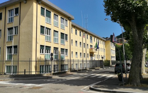 I bambini in visita al Comando dei Carabinieri