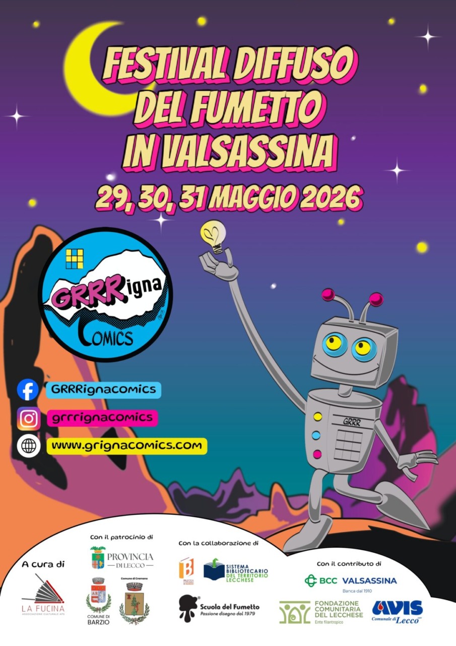 Il Grrrigna comics torna a fine mese in Valsassina