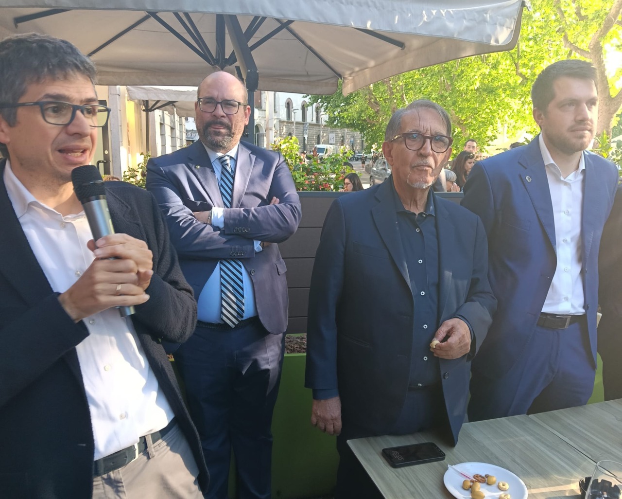 Il presidente del Senato La Russa a Lecco per sostenere la candidatura di Filippo Boscagli
