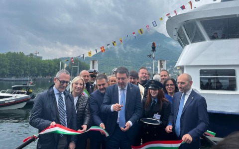 Inaugurata a Lecco la motonave ibrida “Olimpia”: un investimento strategico per il futuro del Lago