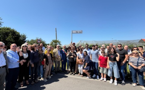 Inaugurate via Elio Ianiri e Largo Vittime della Strada / FOTO