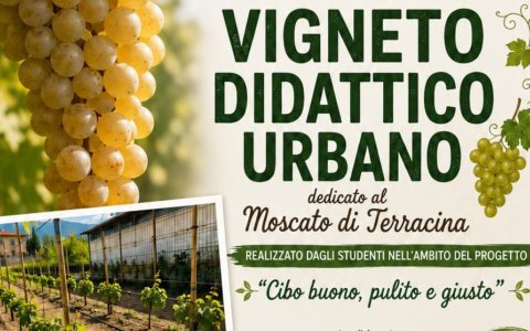 Inaugurato il Vigneto Didattico Urbano all’IIS Bianchini Filosi