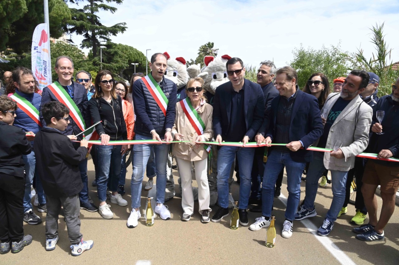 Inaugurazione ufficiale per la pista ciclabile da Diano ad Andora