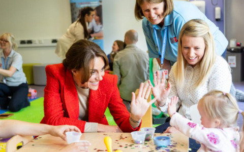 Le immagini della principessa inglese Kate Middleton a Reggio Emilia