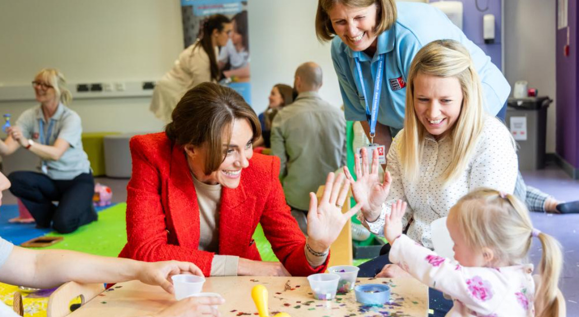 Le immagini della principessa inglese Kate Middleton a Reggio Emilia