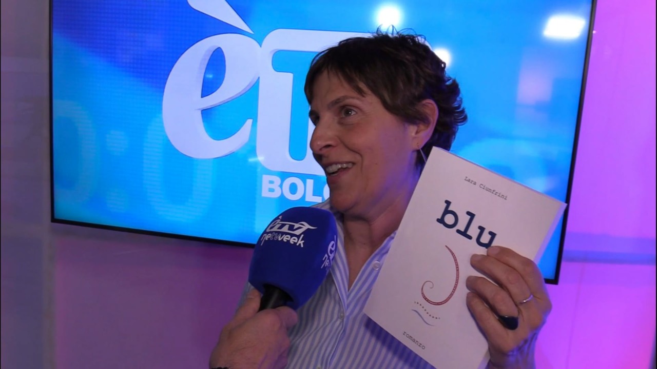La scrittrice bolognese Lara Ciunfrini presenta a E’tv il suo primo libro: “Blu”