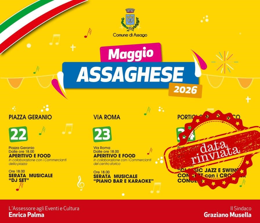 Maggio Assaghese, gli eventi del fine settimana (22-24 maggio 2026)