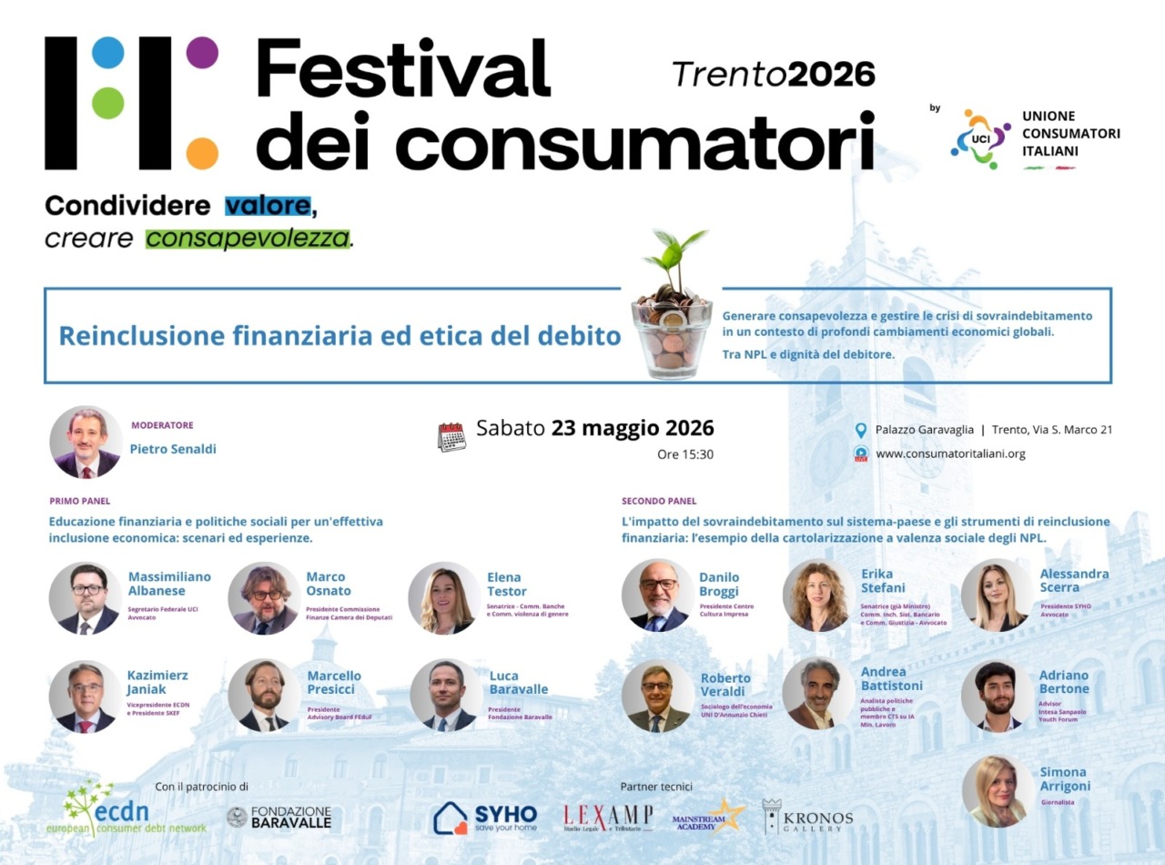 Nasce il Festival dei Consumatori: “Condividere valore, creare consapevolezza”