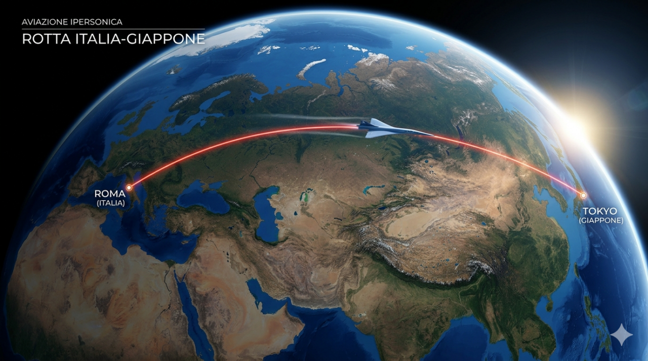 Nel 2030 potremo volare dall’Italia al Giappone in meno di tre ore