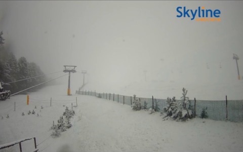 Neve di maggio sui Sibillini, pioggia e vento ovunque. Ma per domenica il meteo è in miglioramento