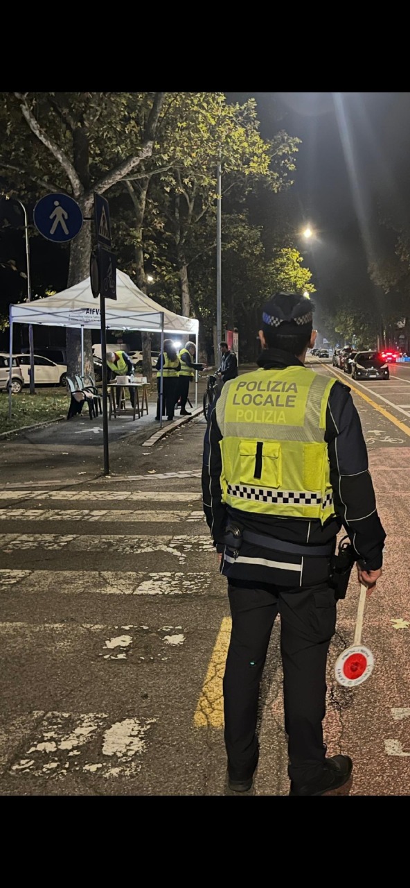 Notte di controlli anti alcol da parte della Polizia locale