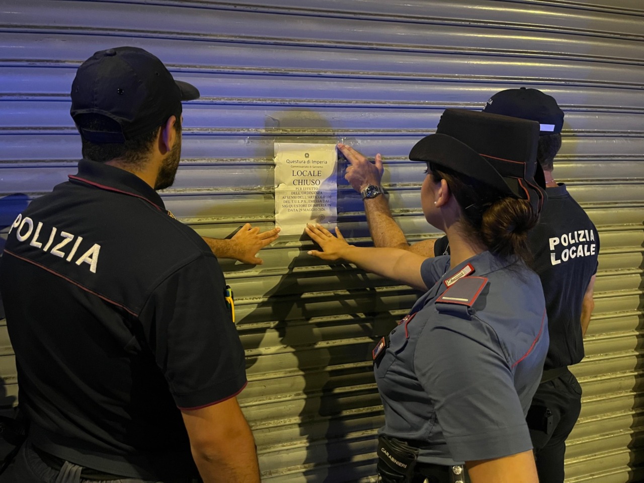 Ordine pubblico: Questore sospende la licenza a un bar in Via Martiri