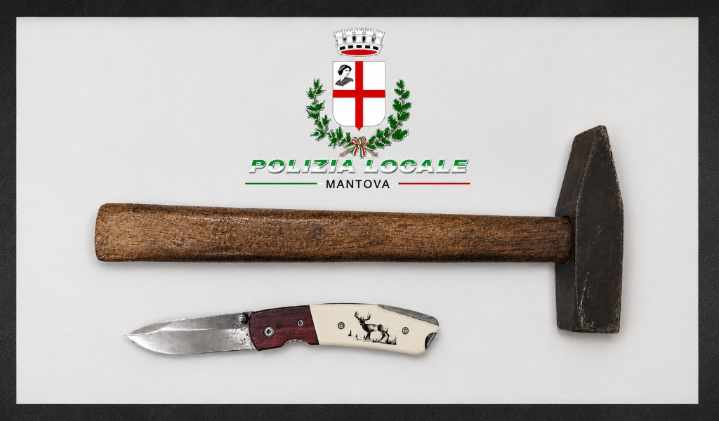 Paura a “Mantova in Festa”: gira tra la folla con un martello, bloccato dalla Polizia Locale