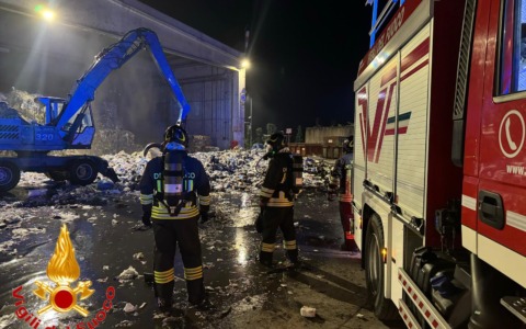 Principio di incendio alla Lodigiana Maceri: fiamme subito domate a Marudo