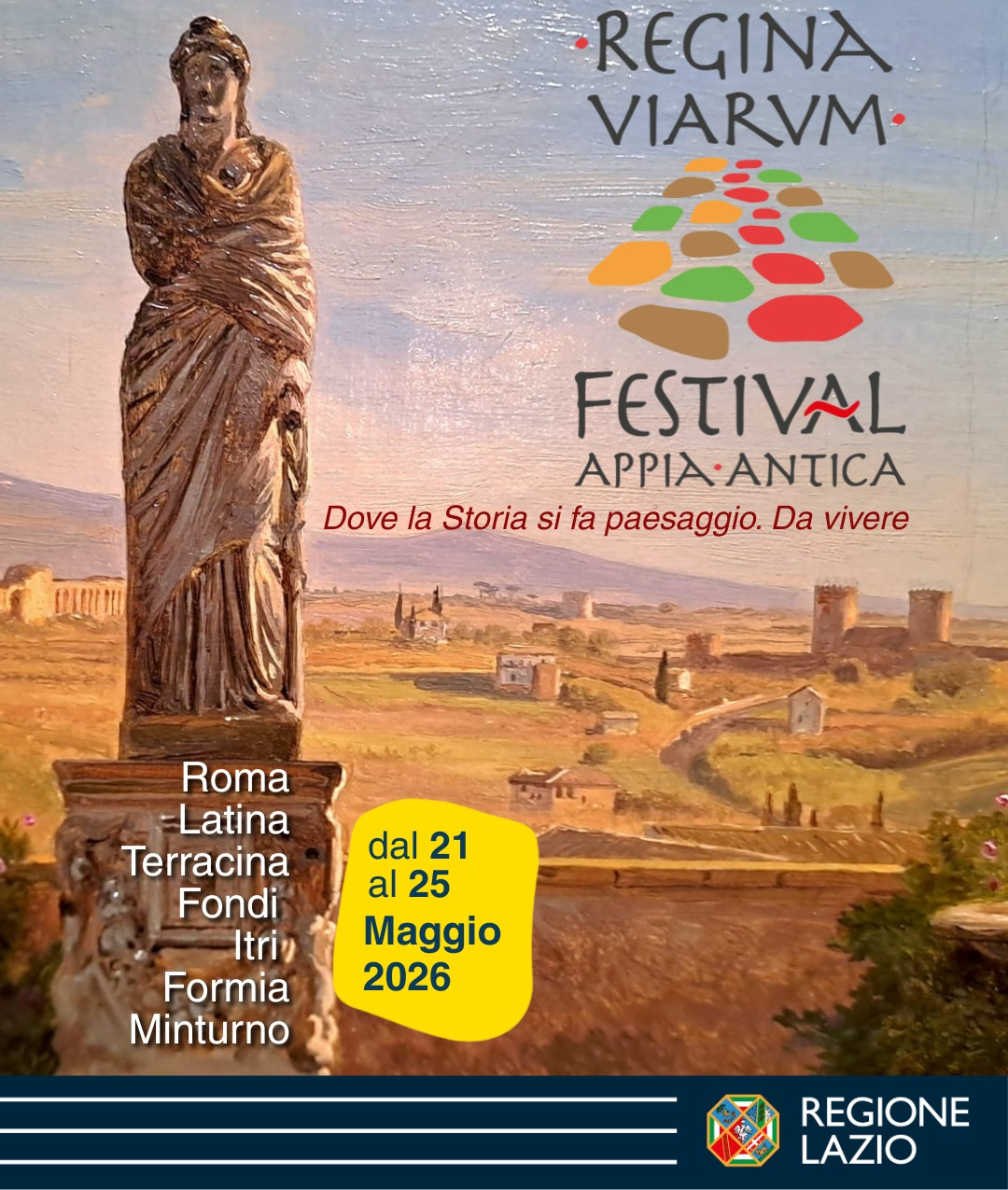 “Regina Viarum Festival”: la via Appia si accende
