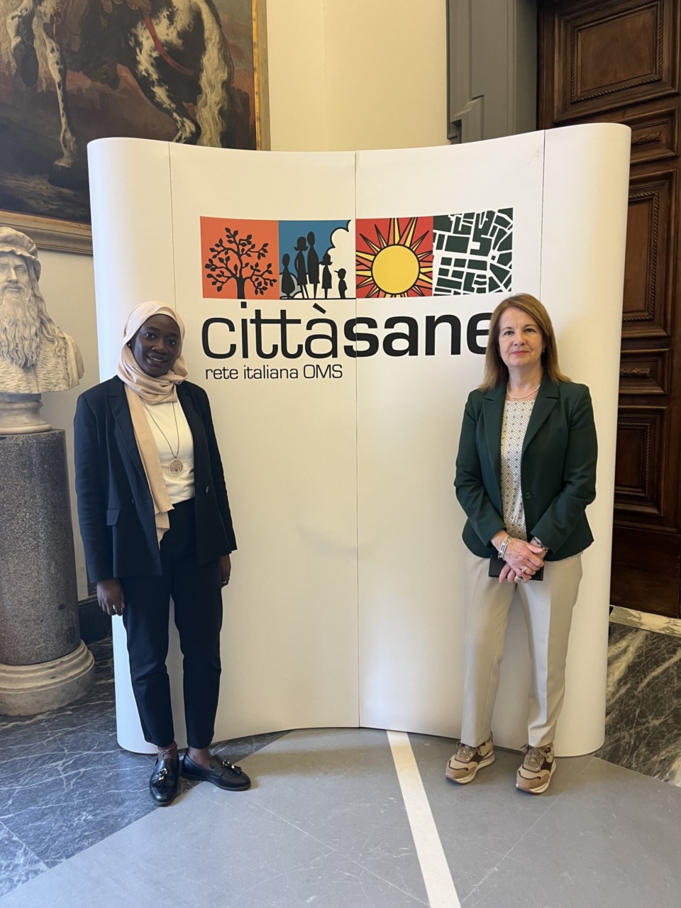 Rete città sane Oms: a Roma le consigliere Raisa Labaran e Beatrice Nardo