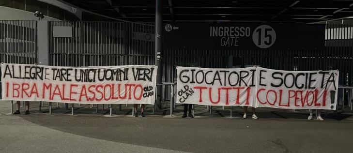Striscioni a San Siro: “Ibra male assoluto”