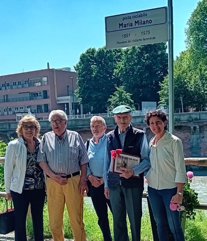 Una pista ciclabile di Torino intitolata a Maria Milano, pioniera rivarese del ciclismo femminile